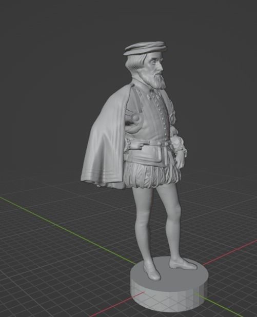 Hernan Cortes 3D print model_15