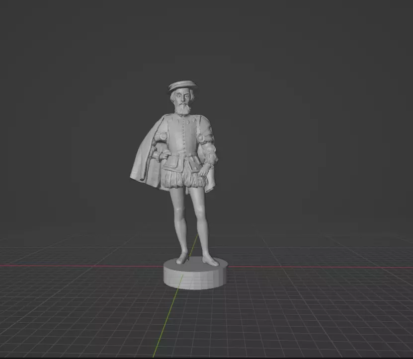 Hernan Cortes 3D print model_0