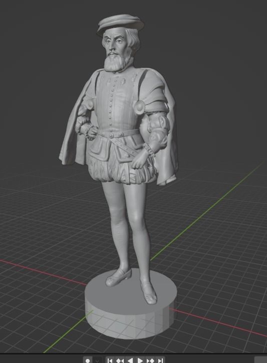 Hernan Cortes 3D print model_26
