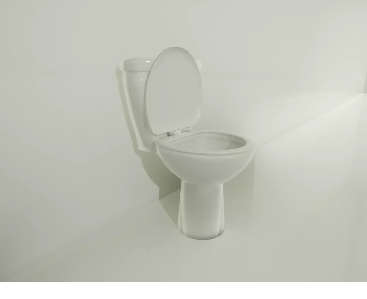 Modern Toilet Low-poly 3D model