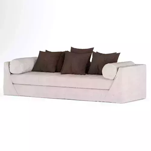 Modern Looking Covered Sofa