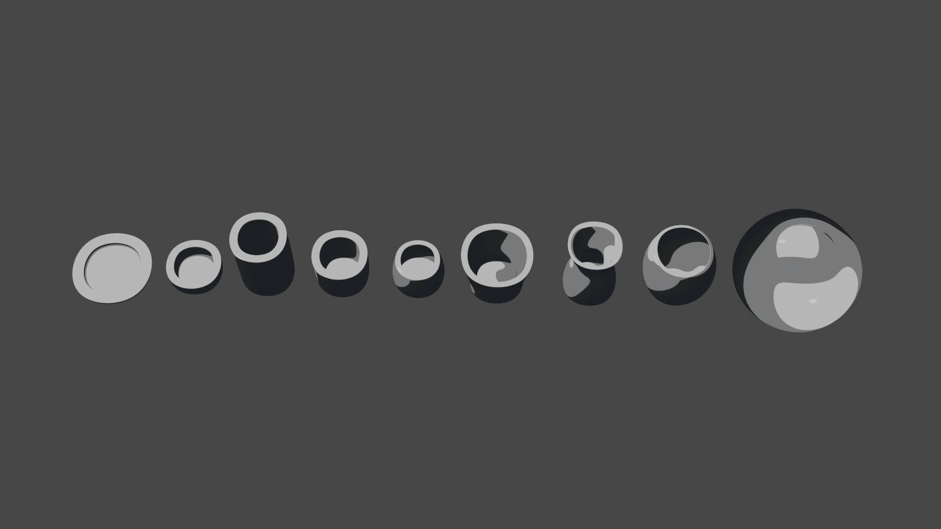 Pottery creator starter kit with vases and dishes 3D print model_23