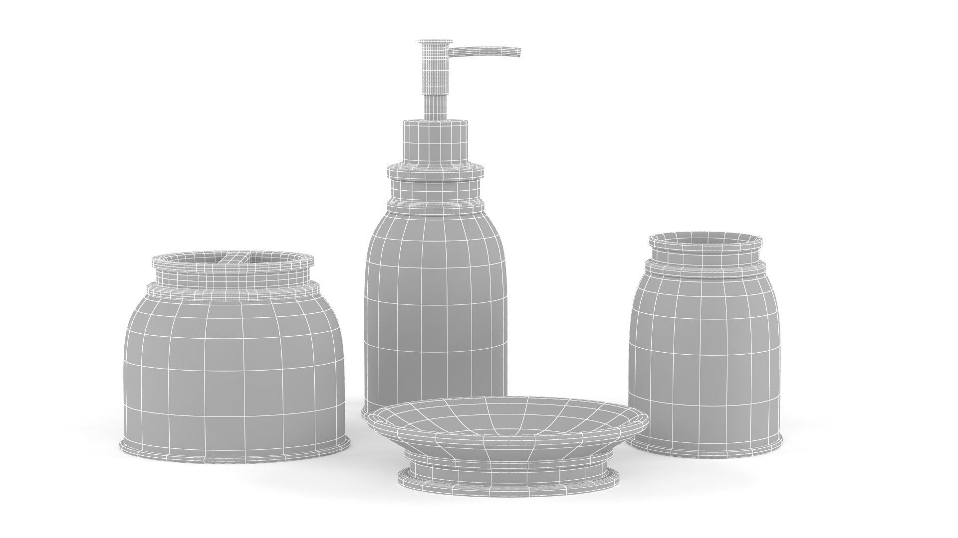 Bathroom Accessories 3D model_9