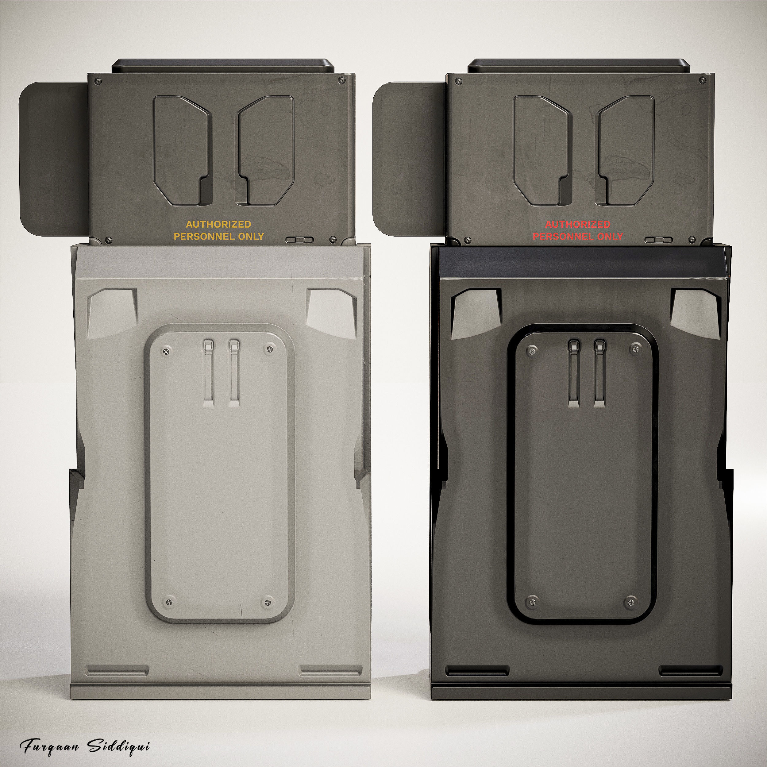 Sci-fi Console V2 PBR Low-poly 3D model_4