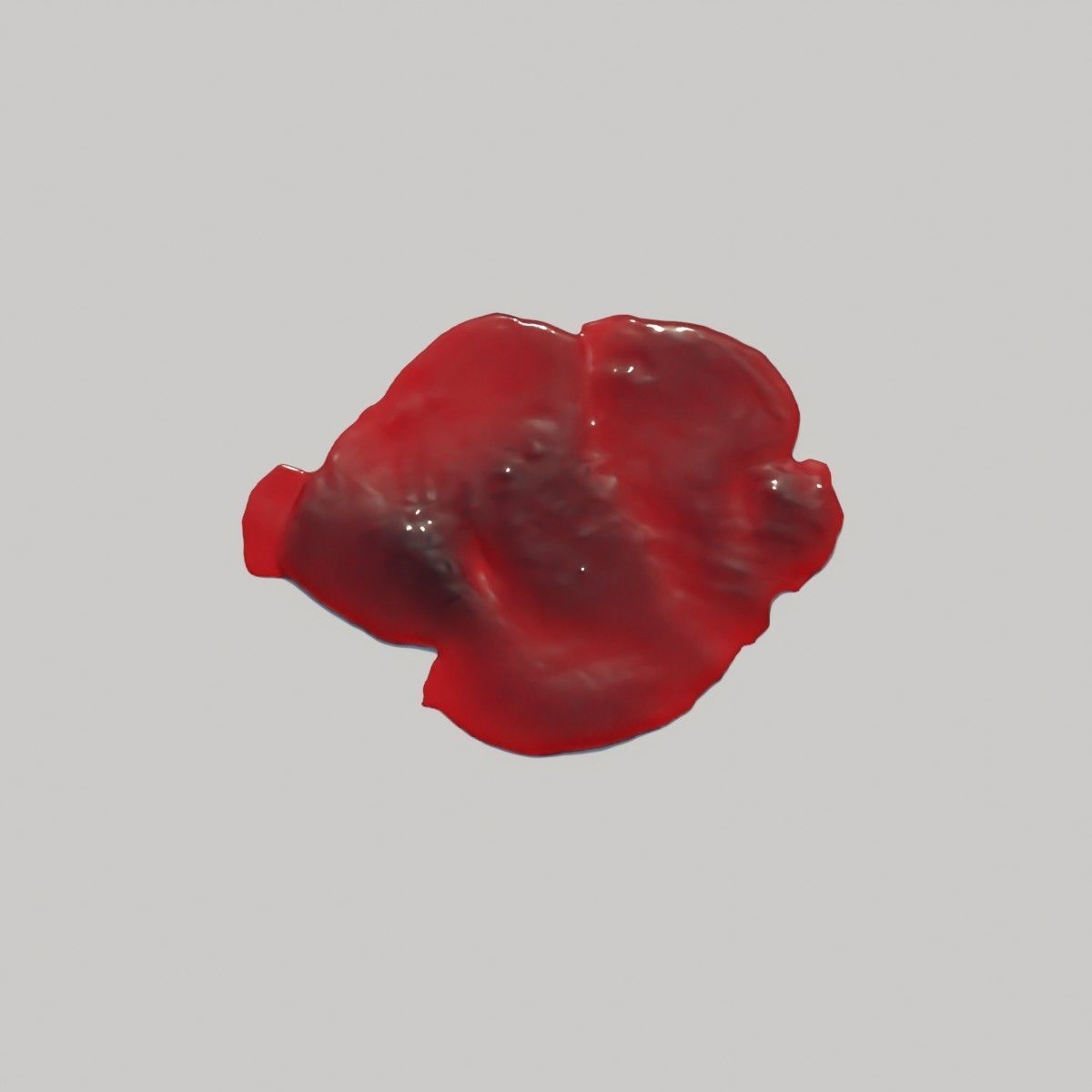 Animated Blood Spilling 9 3D model_4