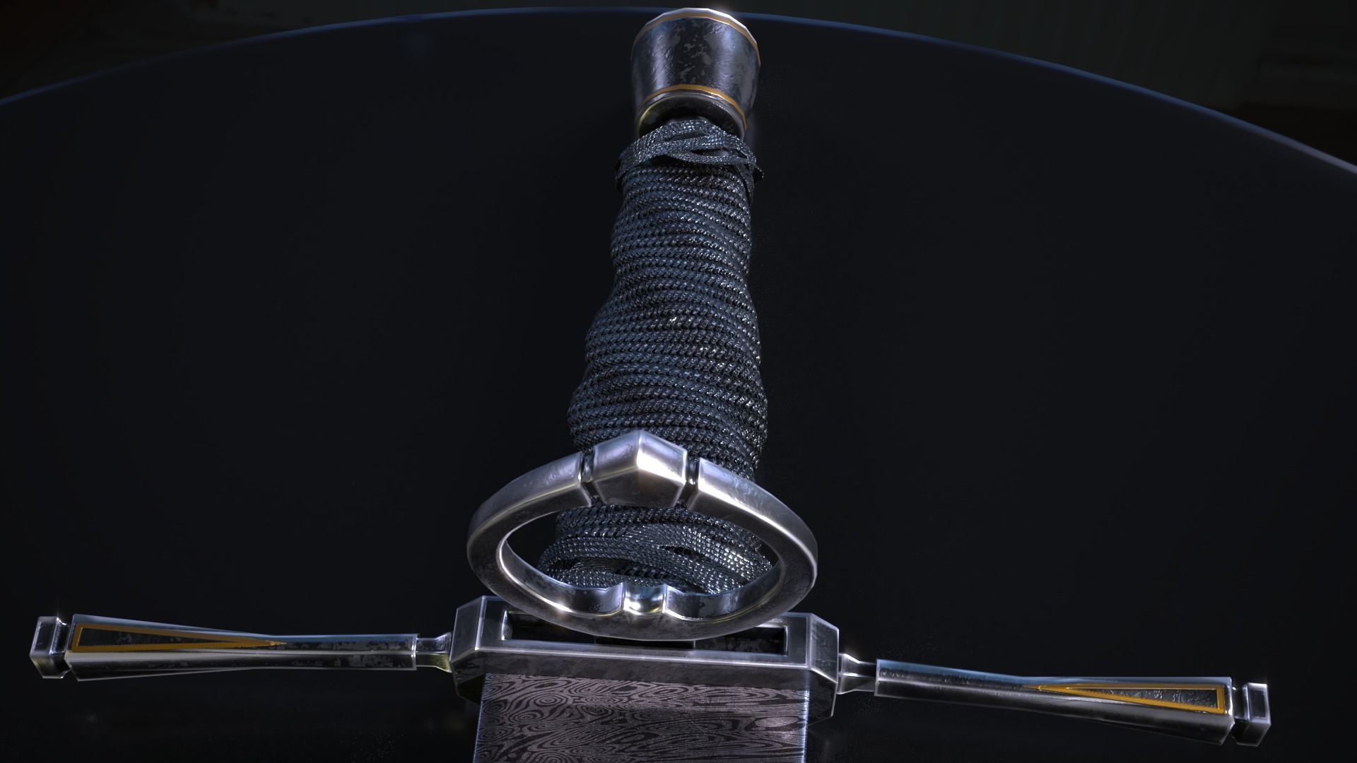 THE SWOARD-BREAKER Low-poly 3D model Low-poly 3D model_5