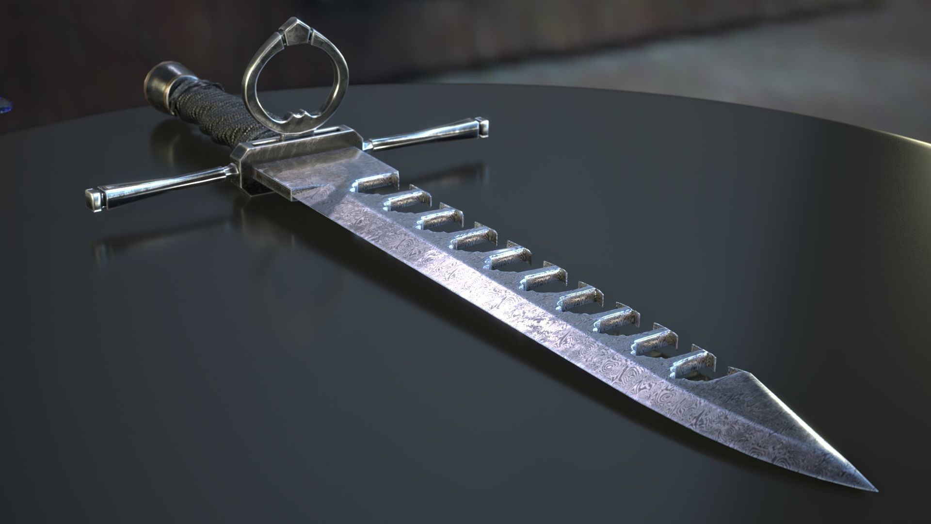 THE SWOARD-BREAKER Low-poly 3D model Low-poly 3D model_4