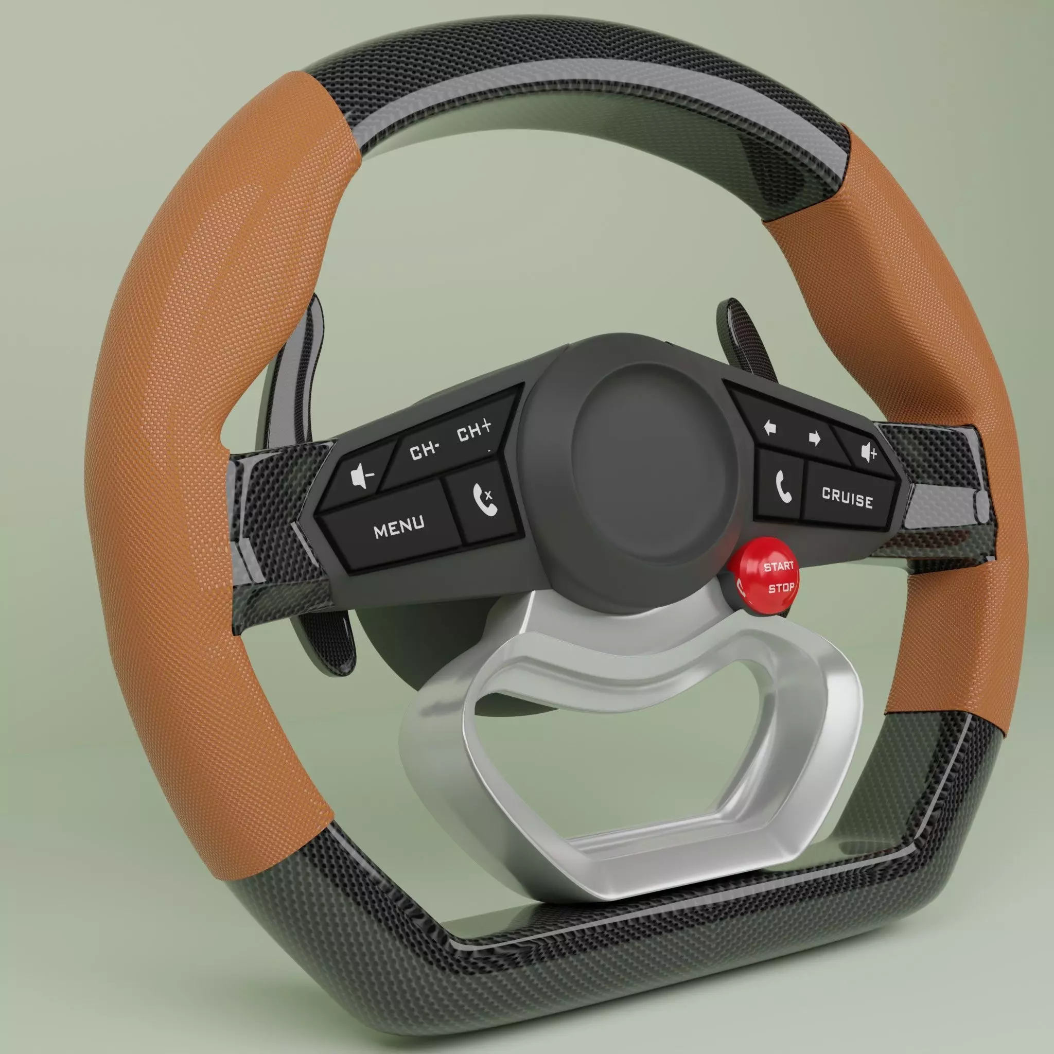 Steering Wheel 3D model