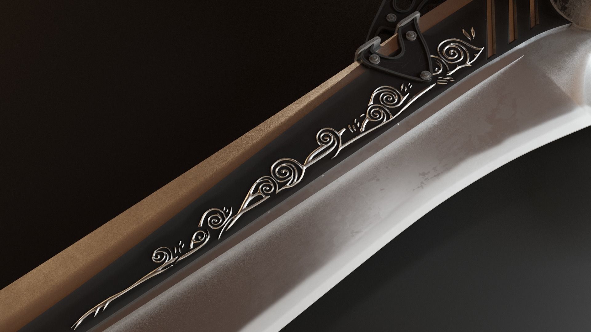 Engine Blade Final Fantasy XV Low-poly 3D model_2