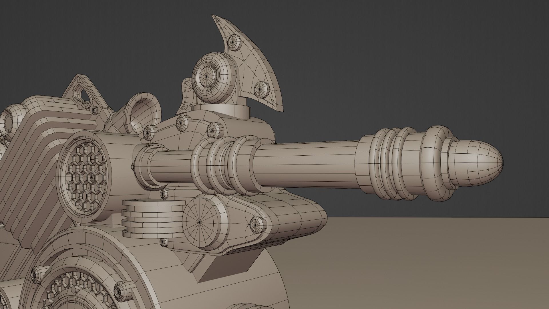 Engine Blade Final Fantasy XV Low-poly 3D model_15