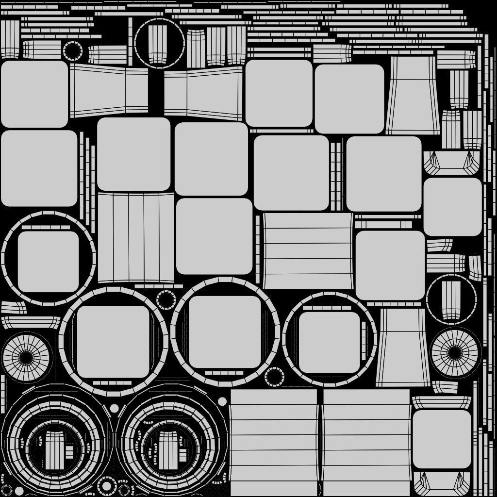 Engine Blade Final Fantasy XV Low-poly 3D model_17