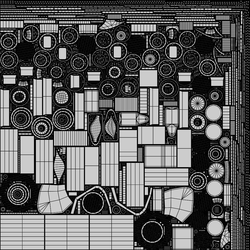 Engine Blade Final Fantasy XV Low-poly 3D model_19