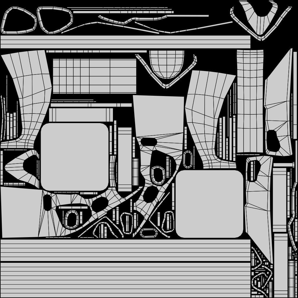 Engine Blade Final Fantasy XV Low-poly 3D model_23