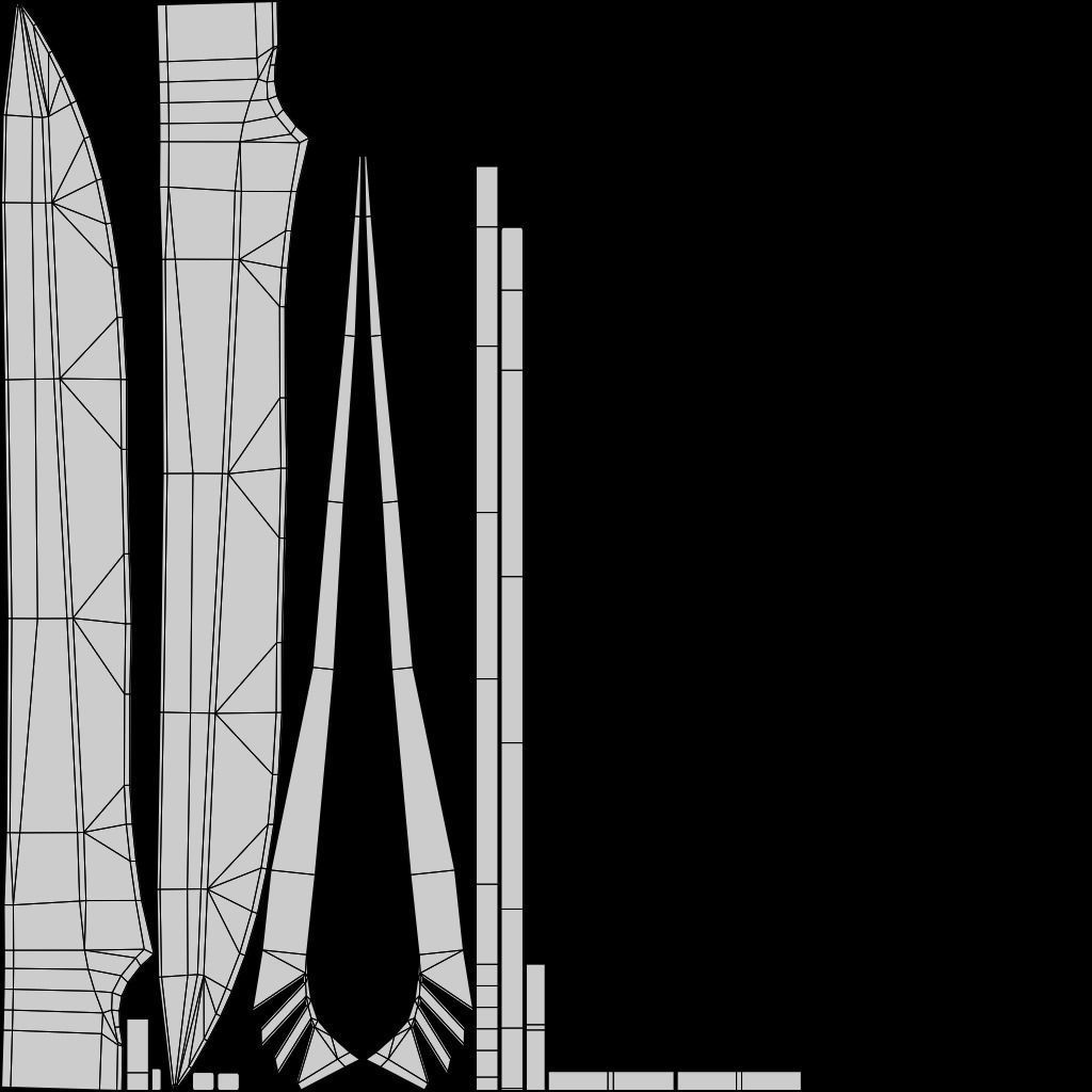 Engine Blade Final Fantasy XV Low-poly 3D model_16