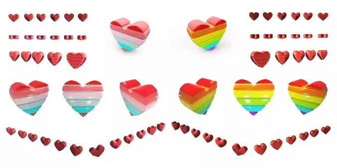 Advanced Heart Symbol set