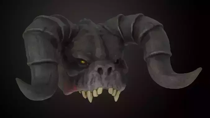 Fallout Deathclaw Head 3D print model