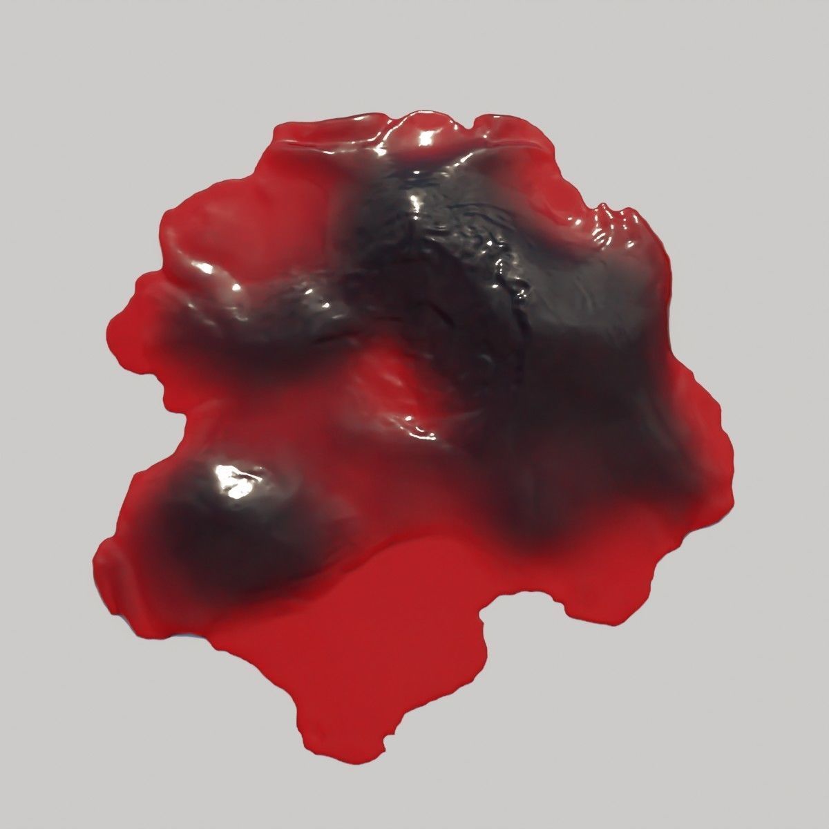 Animated Blood Spilling 7 3D model_3