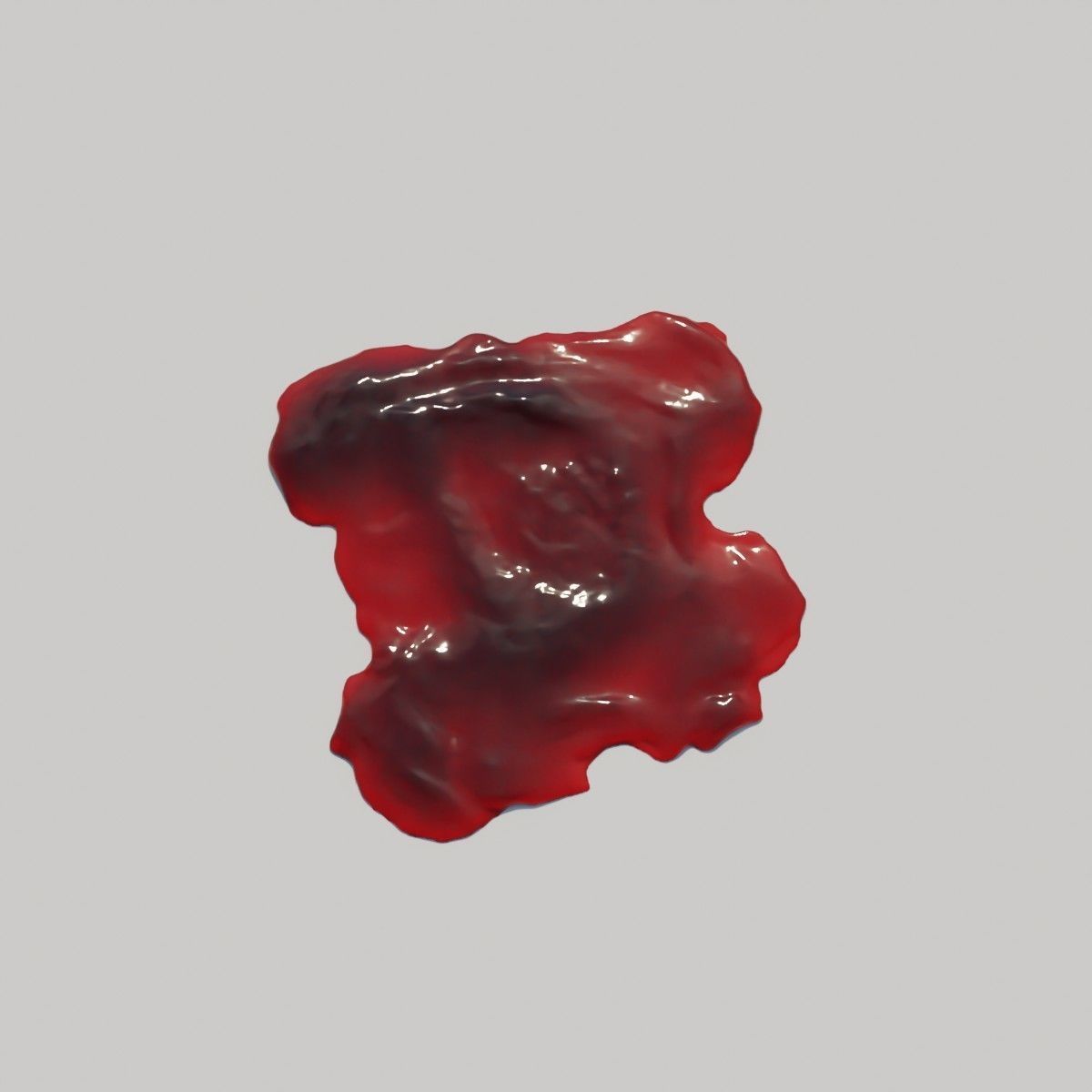 Animated Blood Spilling 6 3D model_4