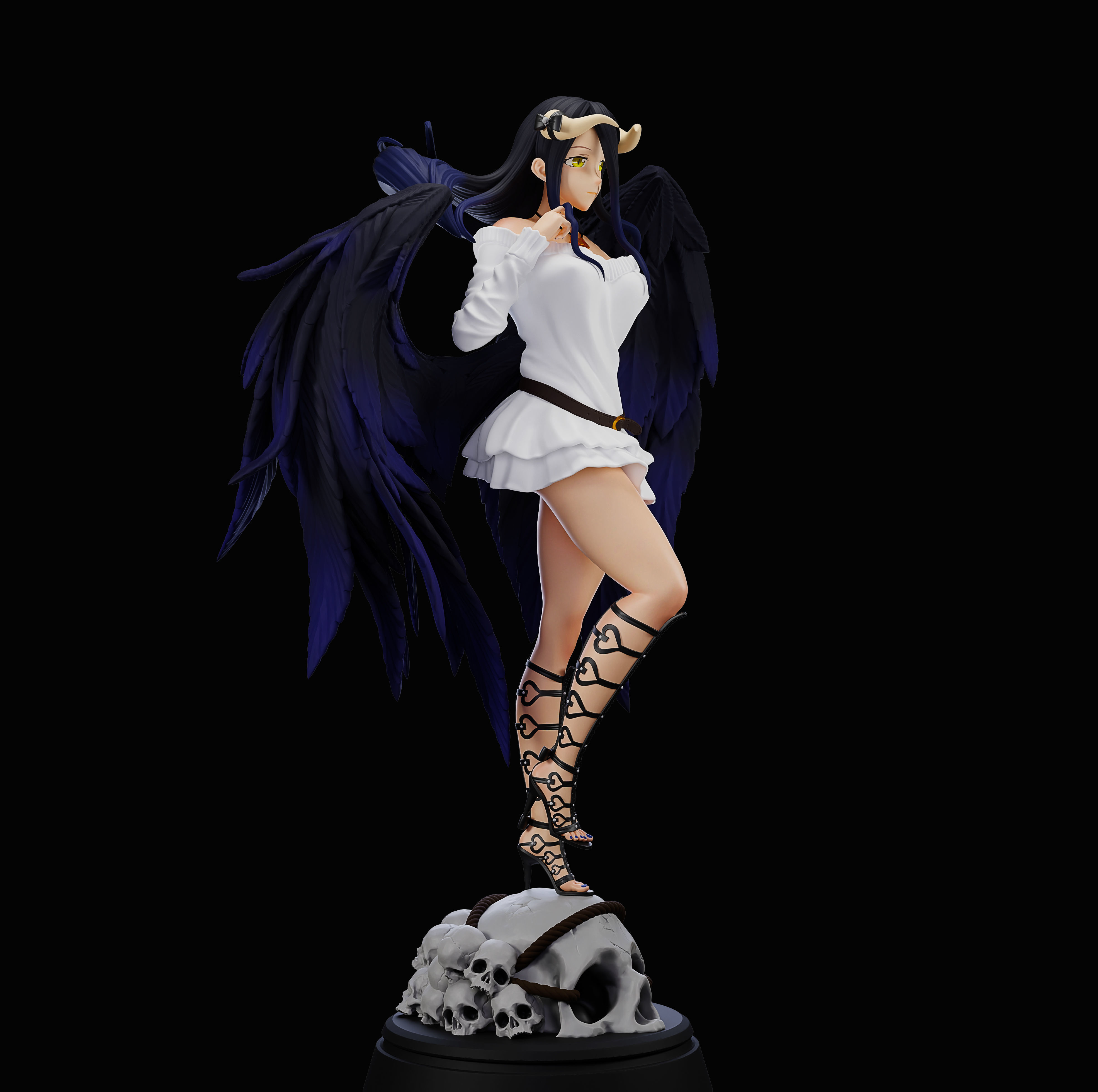 albedo overlord 3D model 3D printable | CGTrader