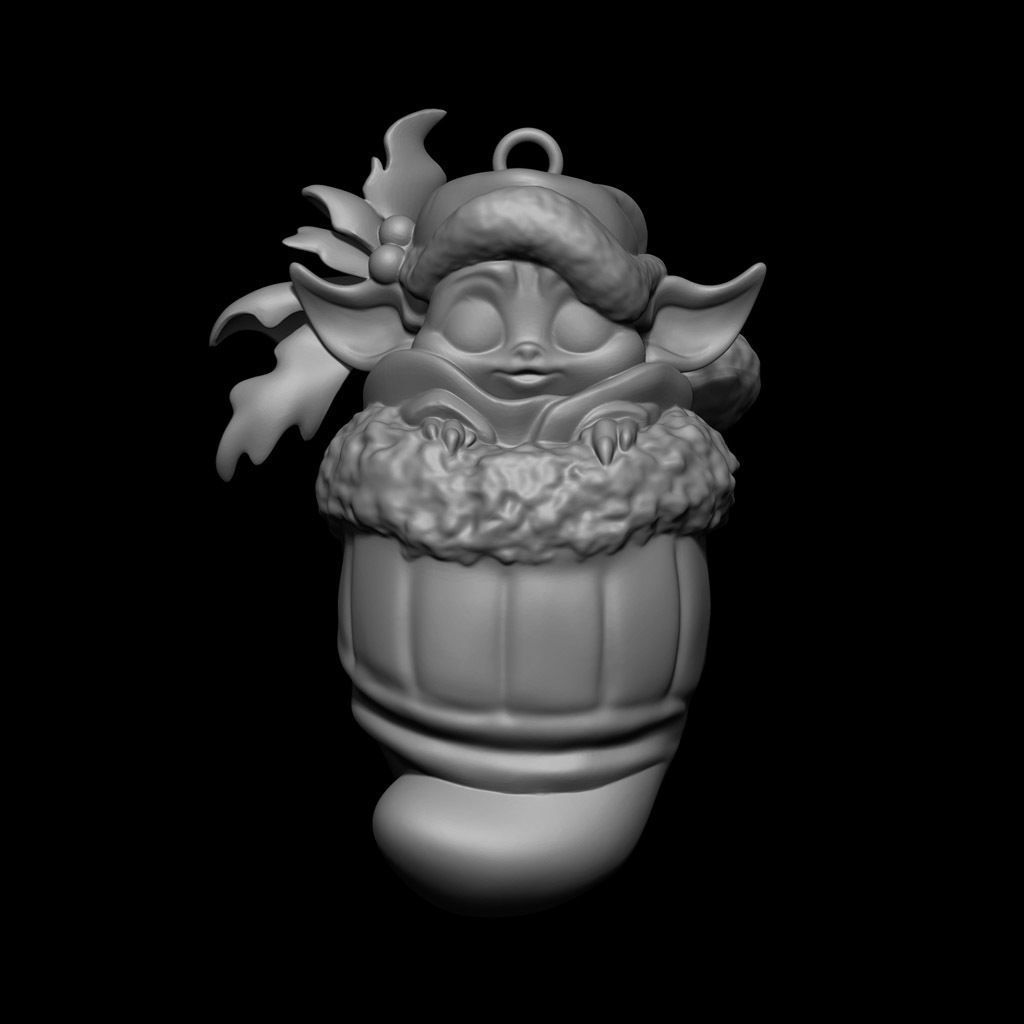 Grogu for 3d Printing 3D print model_6