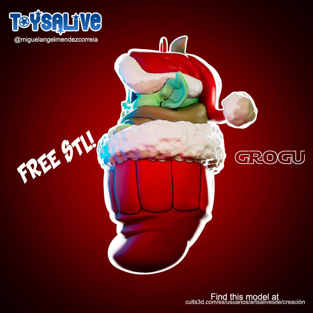 Grogu for 3d Printing 3D print model_4