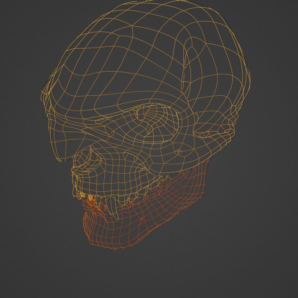 creature skull 3D model_6