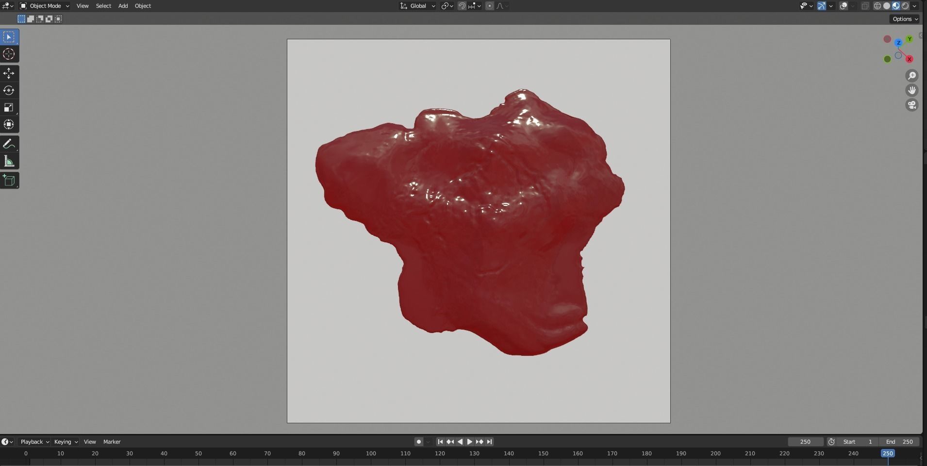 Animated Blood Spilling 5 3D model_14