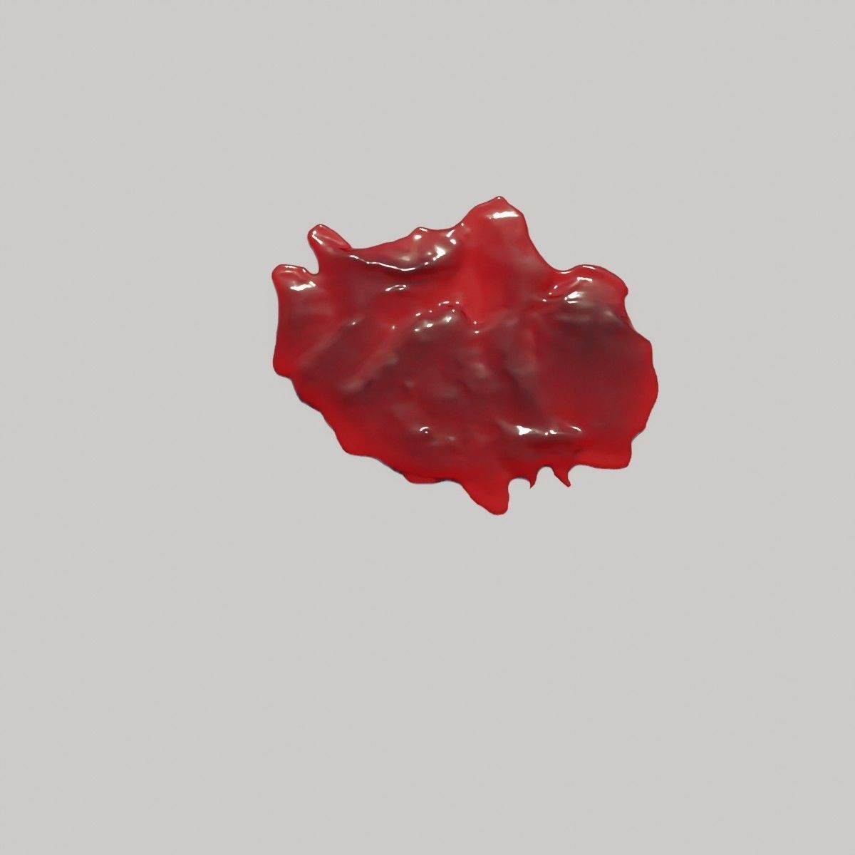 Animated Blood Spilling 5 3D model_3