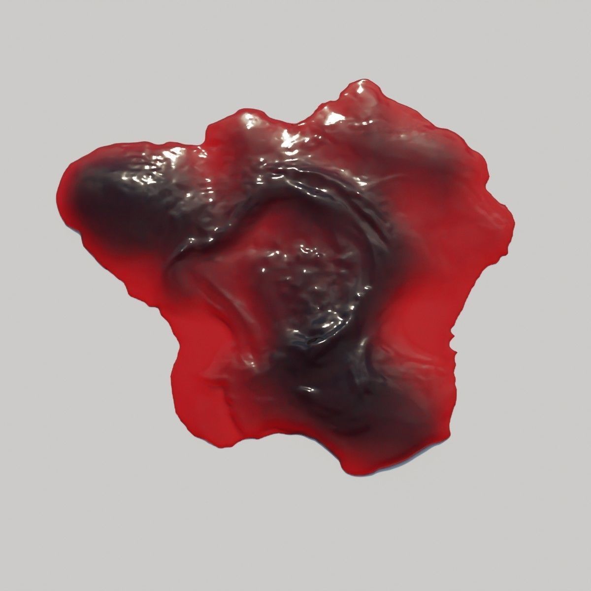 Animated Blood Spilling 5 3D model_9