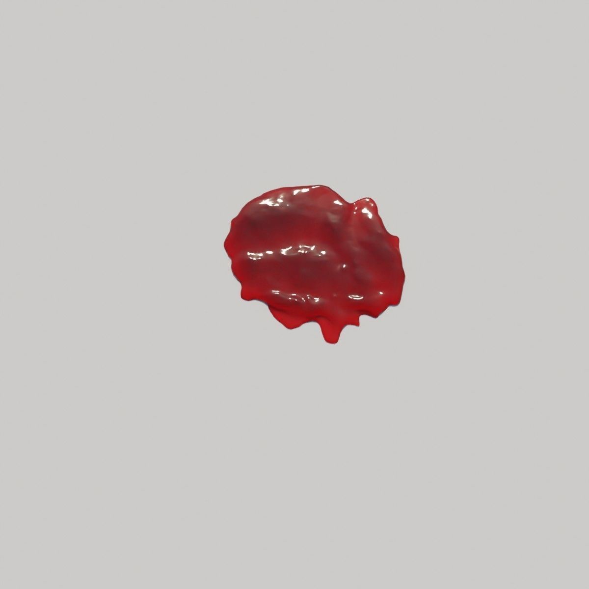 Animated Blood Spilling 5 3D model_2