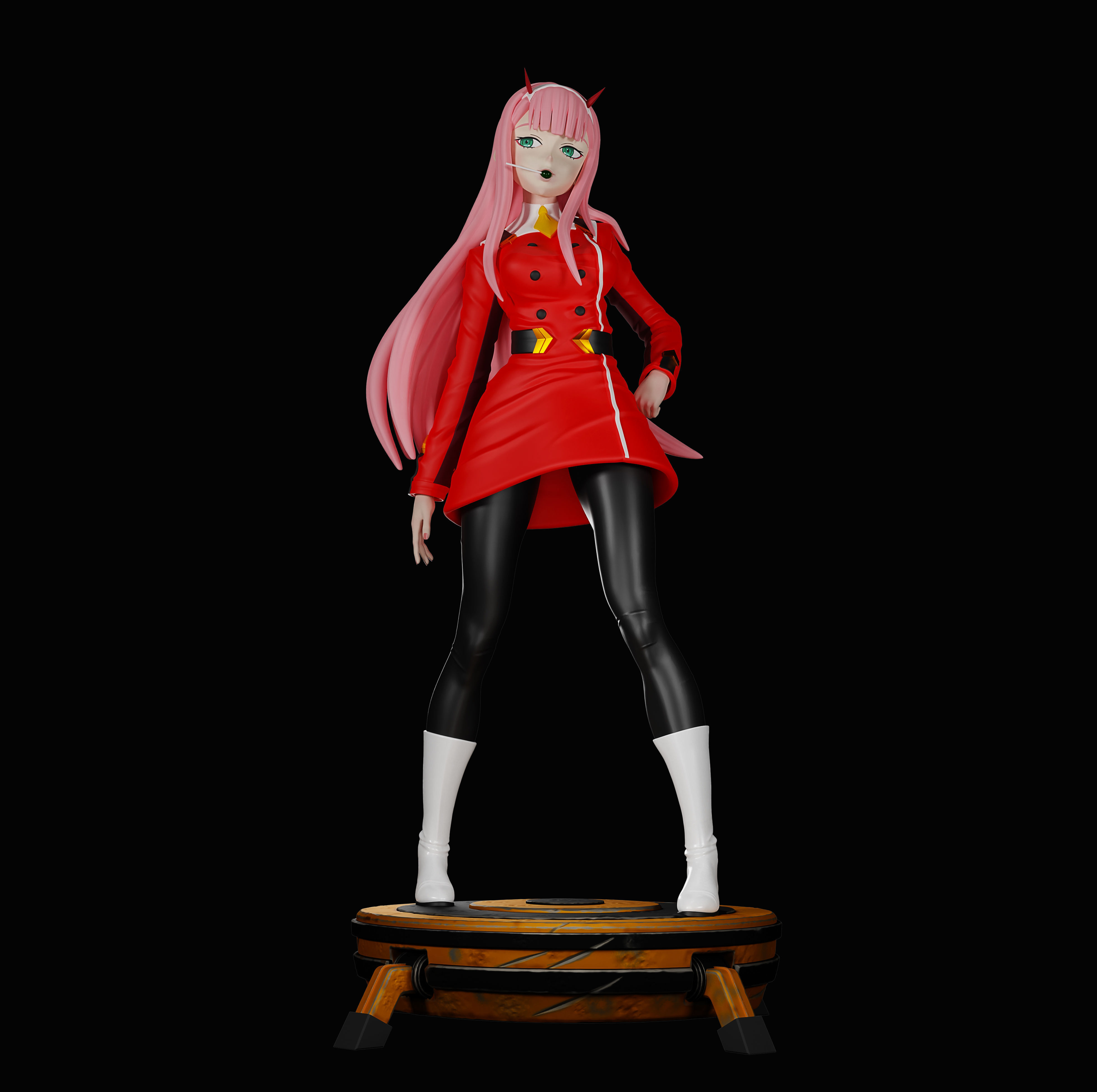 zero two 3D print model_6