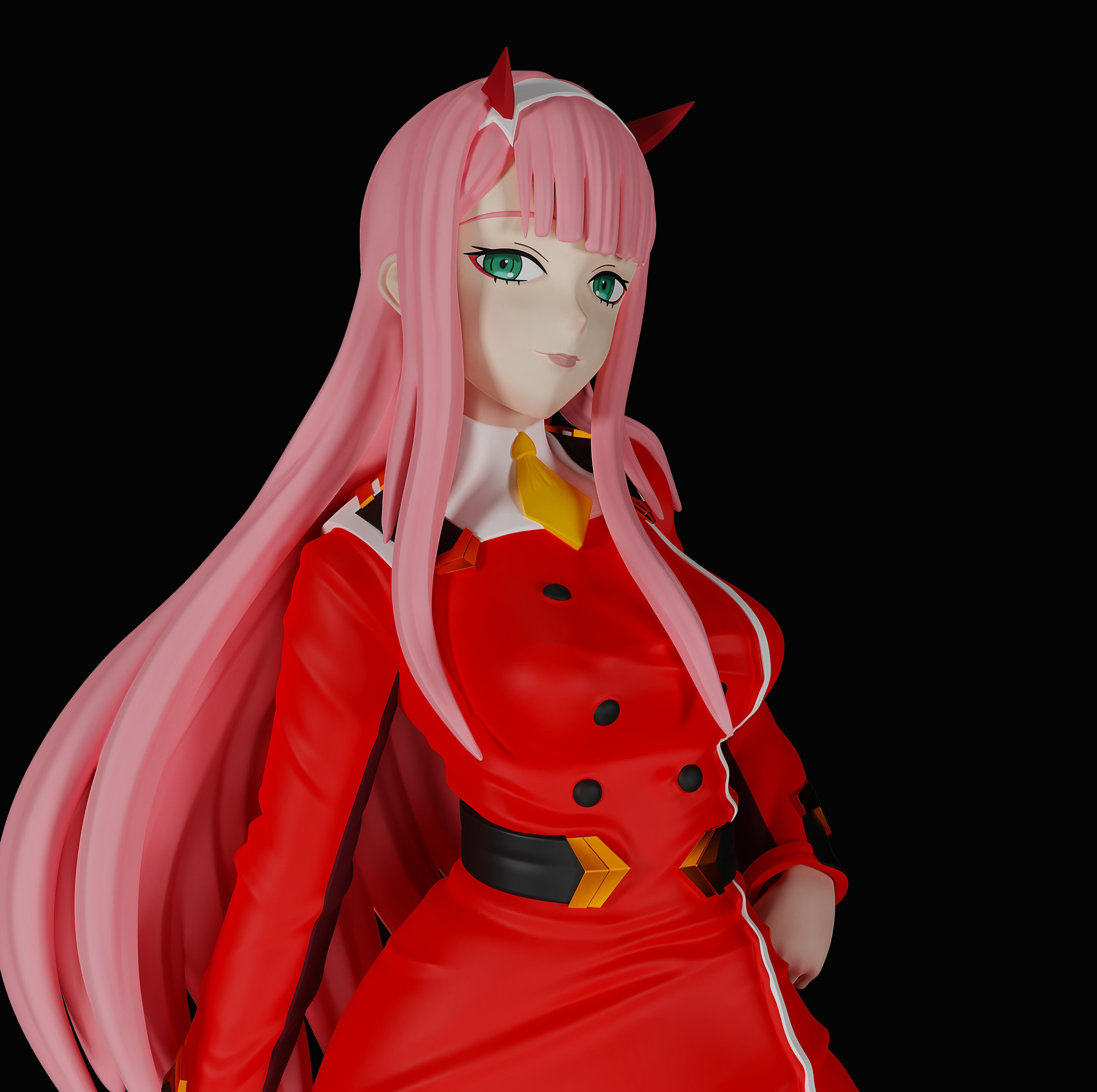 zero two 3D print model_9