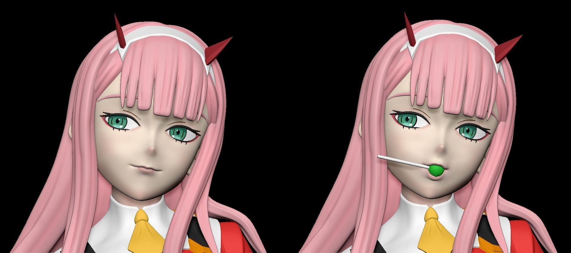 zero two 3D print model_1