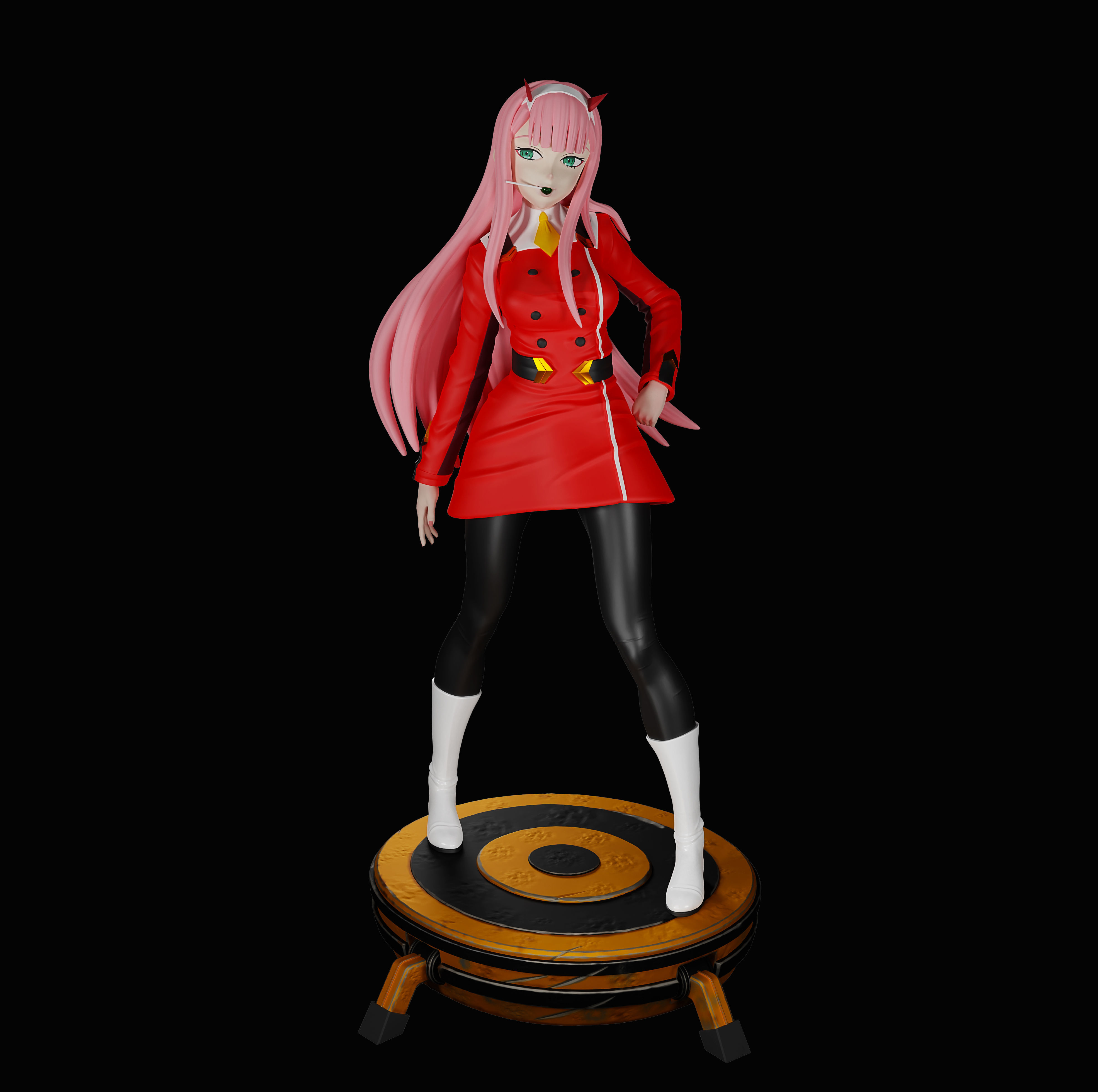 zero two 3D print model_5