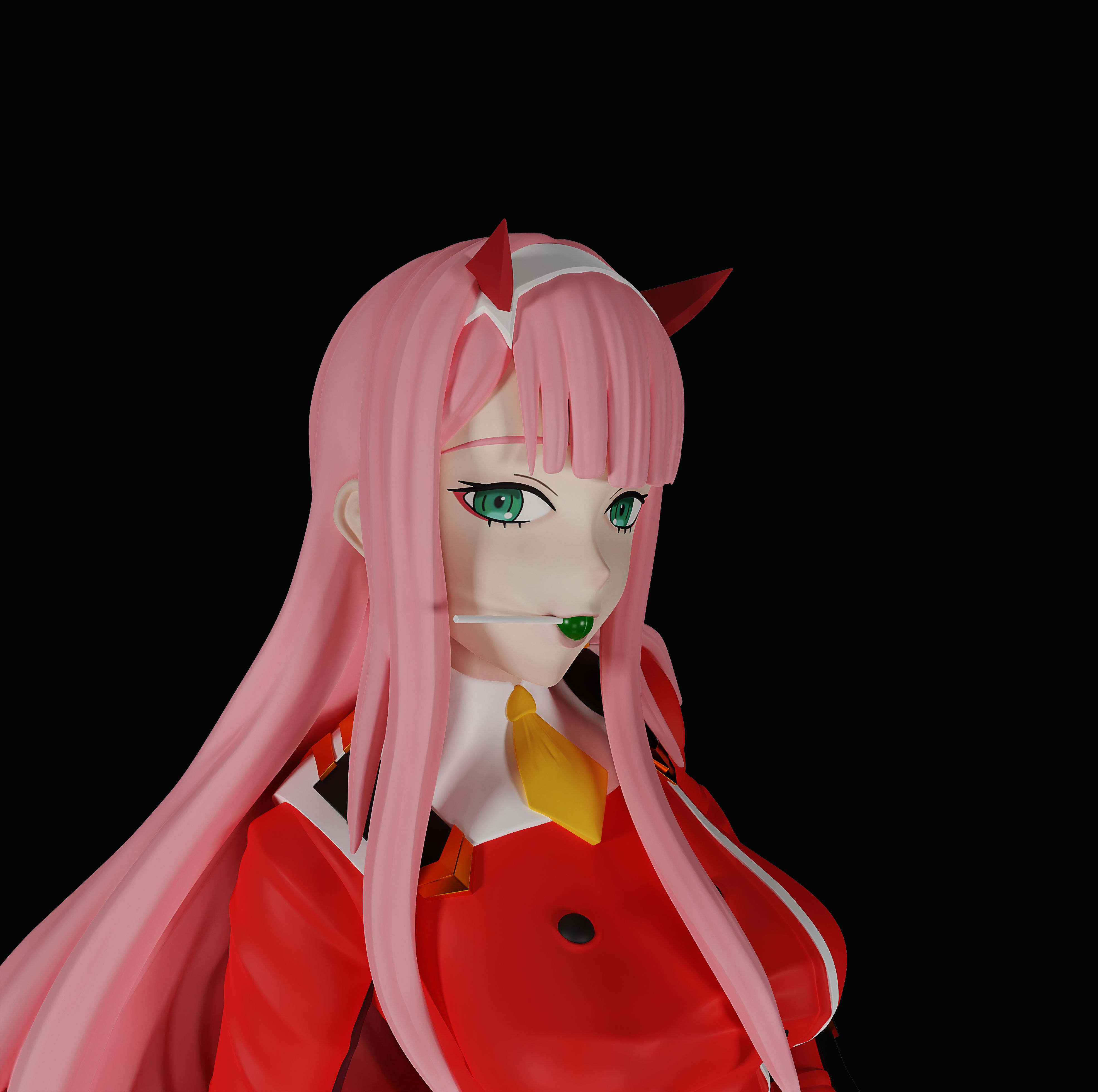 zero two 3D print model_8