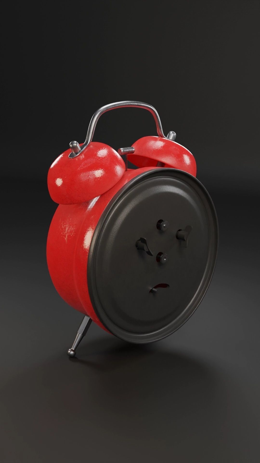 Alarm clock 3D model_2