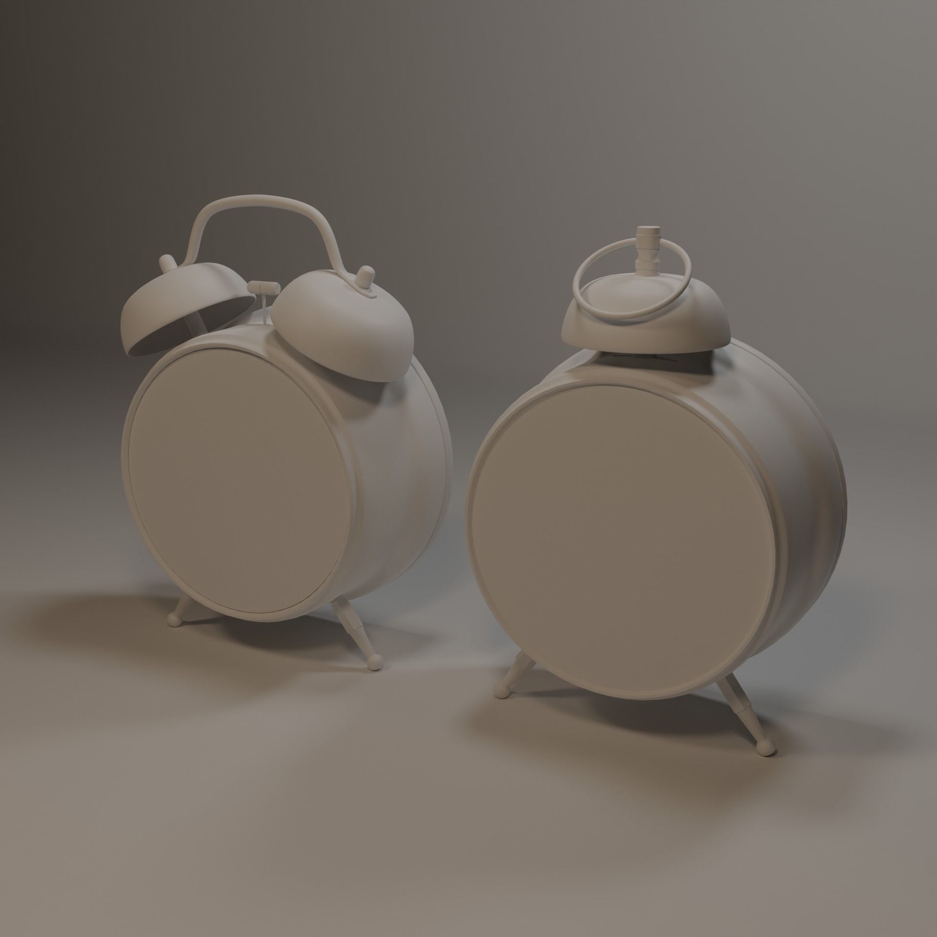 Alarm clock 3D model_11