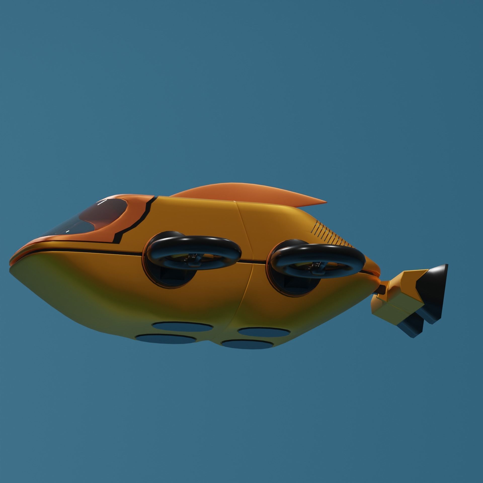 air craft 3D model_2