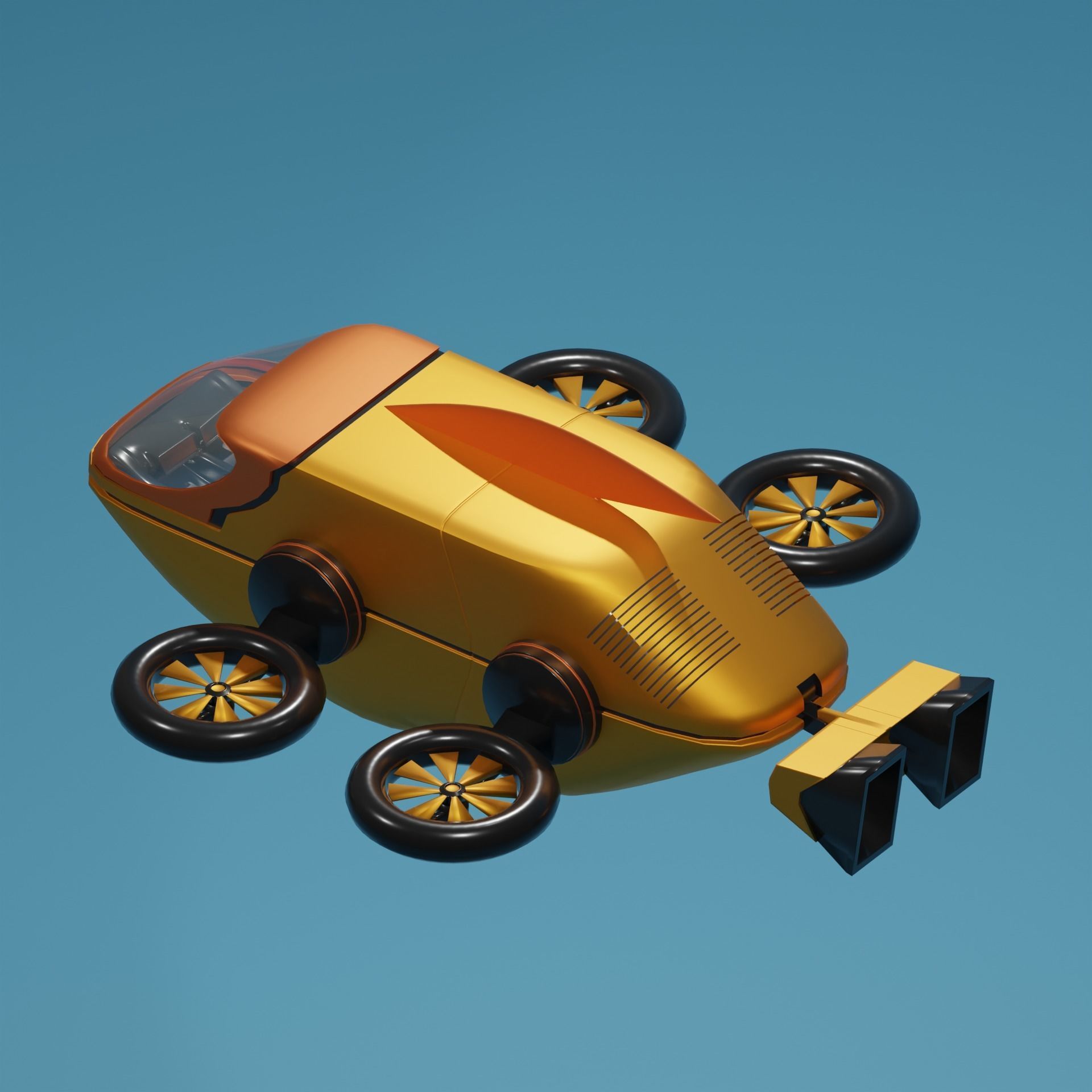 air craft 3D model_3