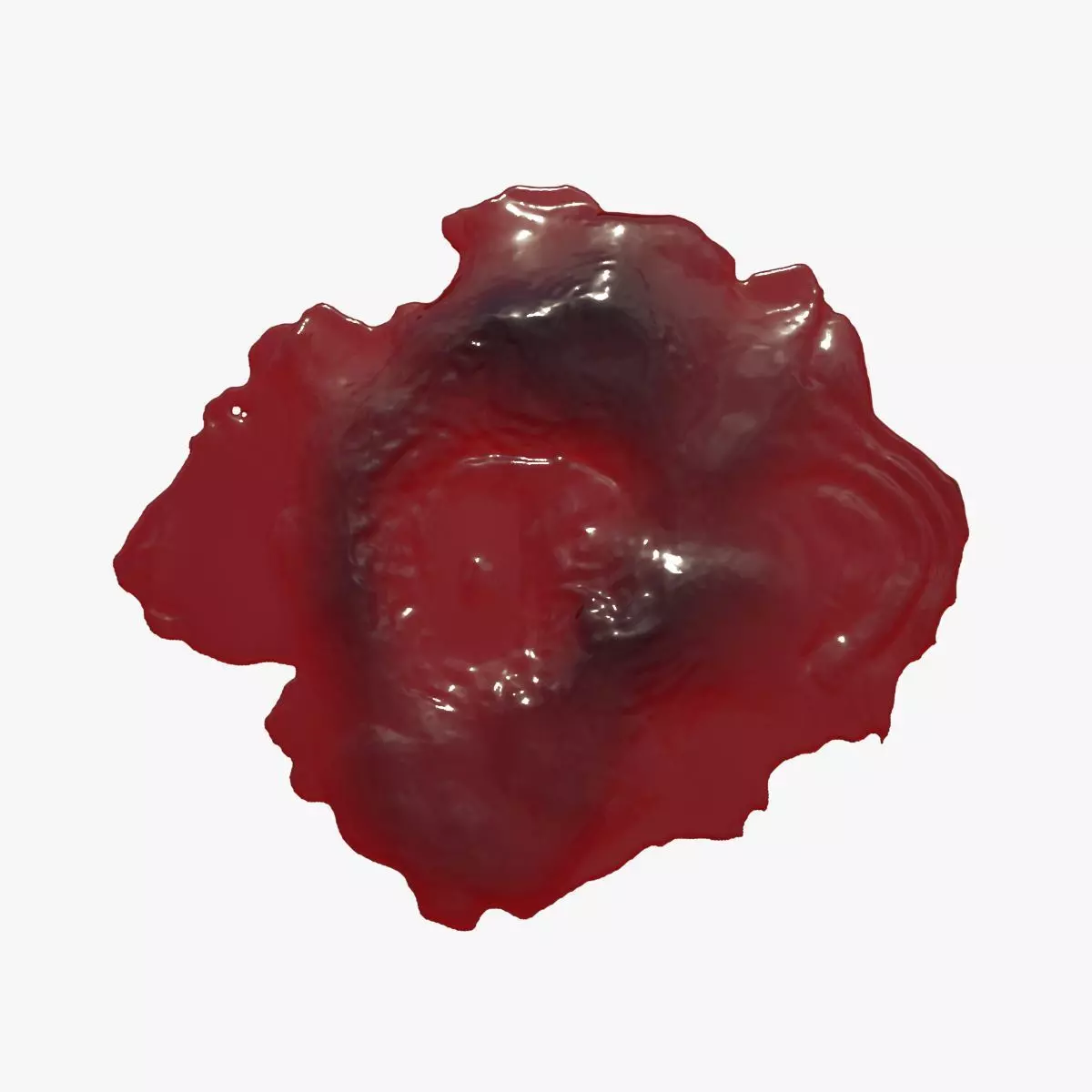 Animated Blood Spilling 4 3D model_0