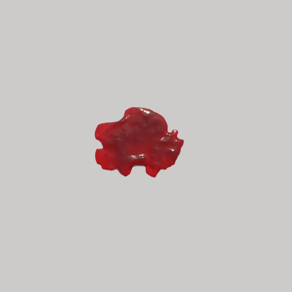 Animated Blood Spilling 4 3D model_2