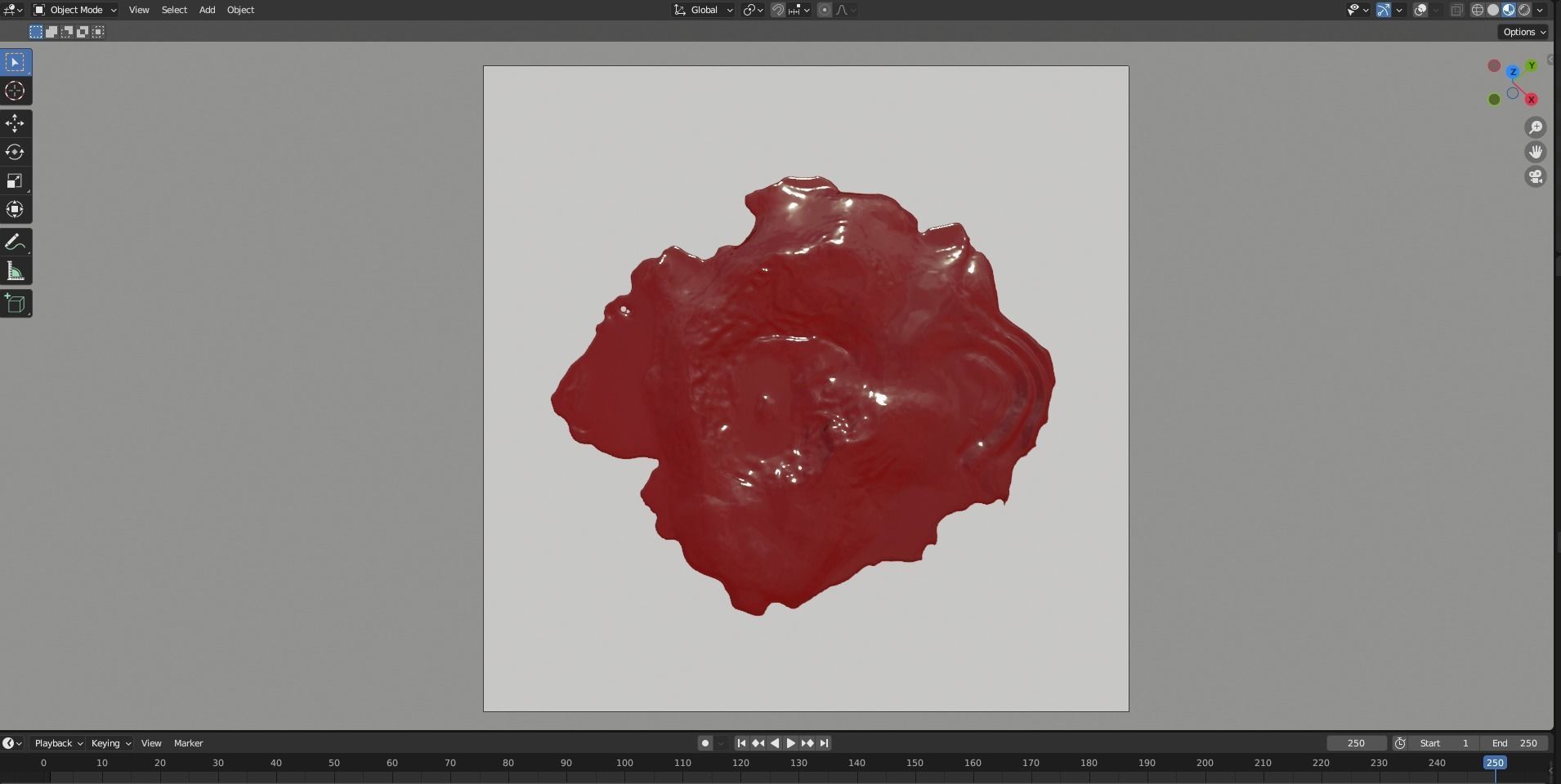 Animated Blood Spilling 4 3D model_14
