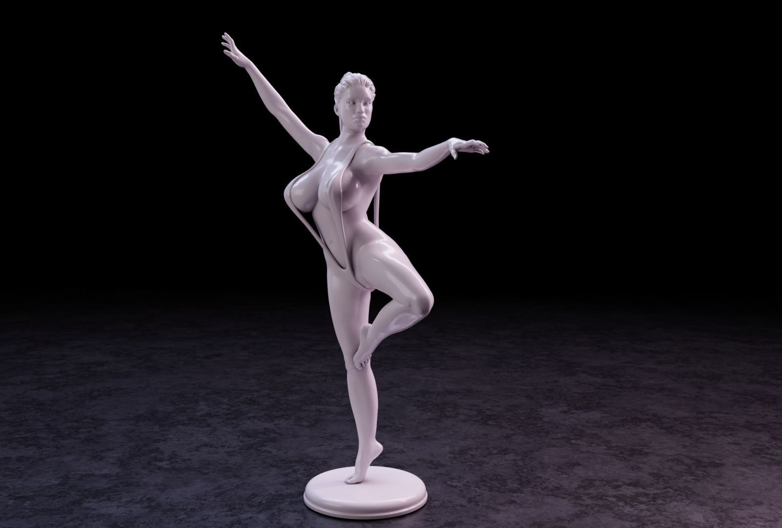 Sexy girl 142 3D print model_10