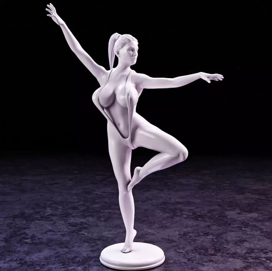 Sexy girl 142 3D print model_0