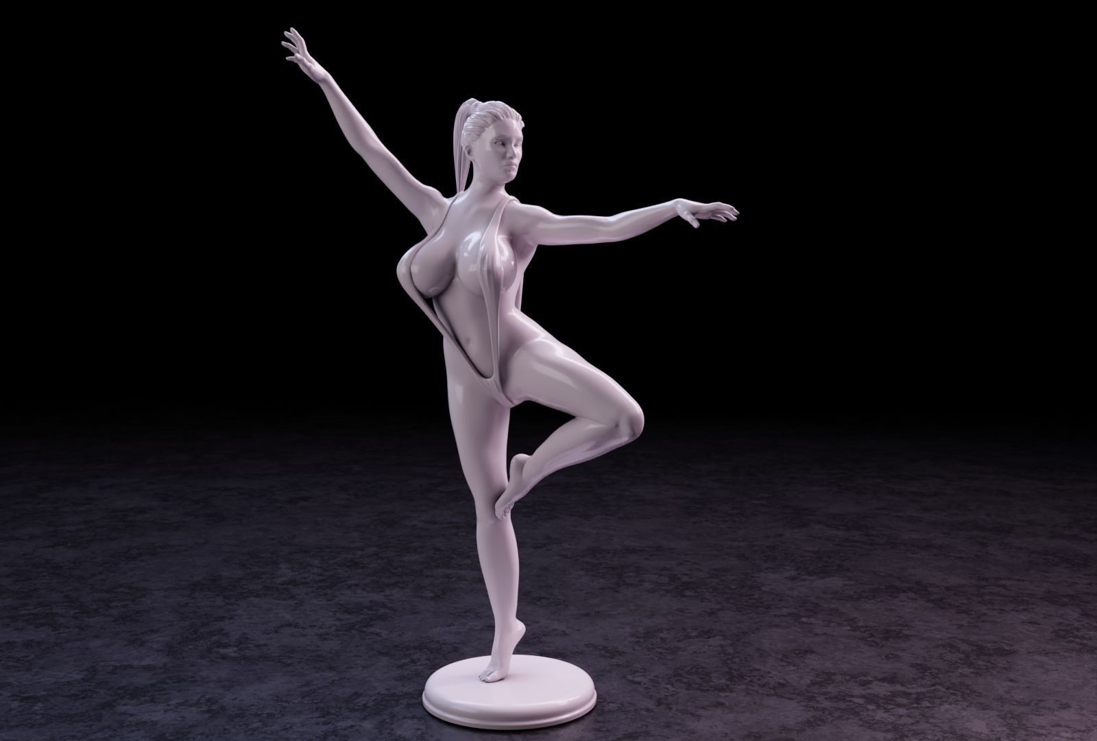 Sexy girl 142 3D print model_2
