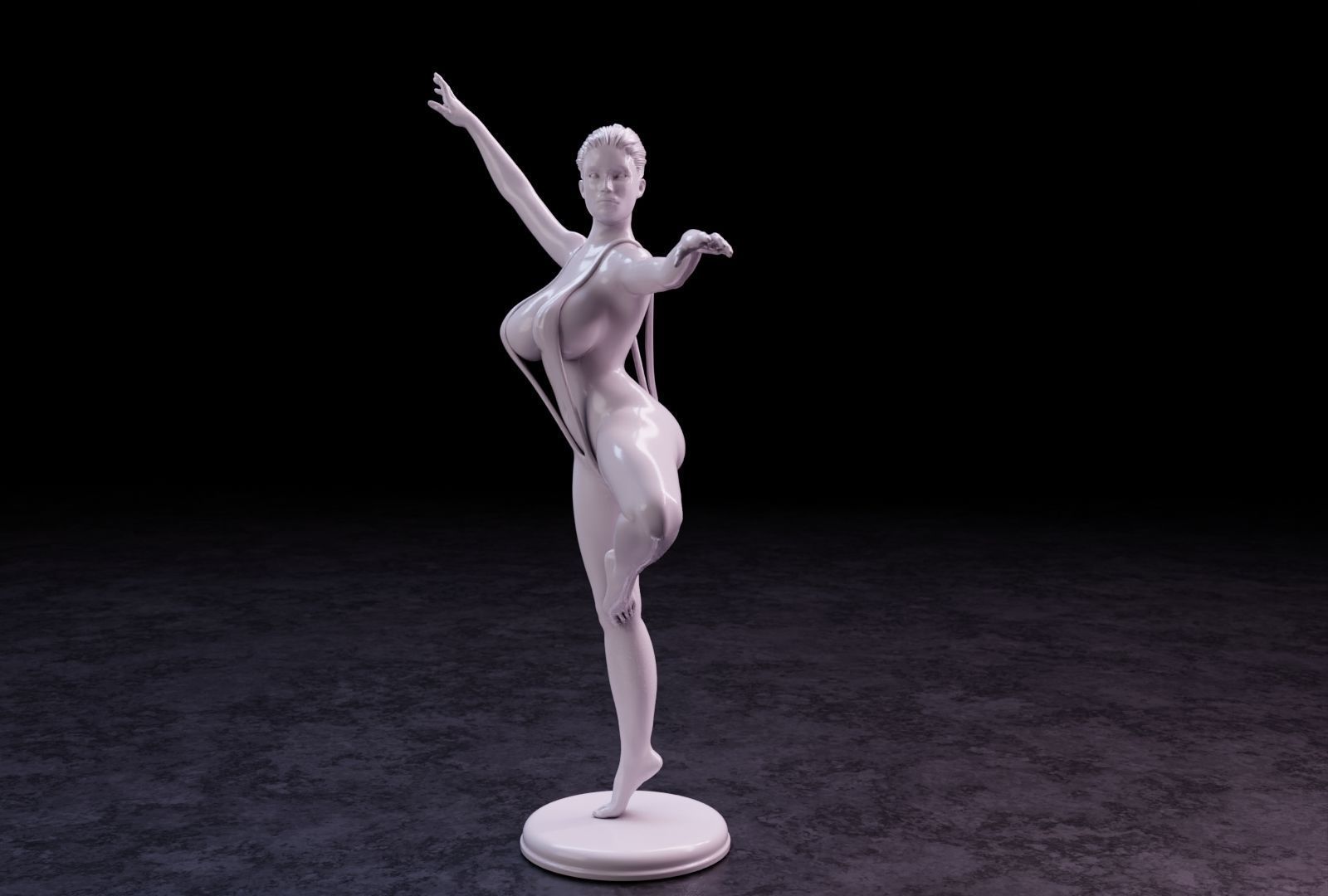 Sexy girl 142 3D print model_5