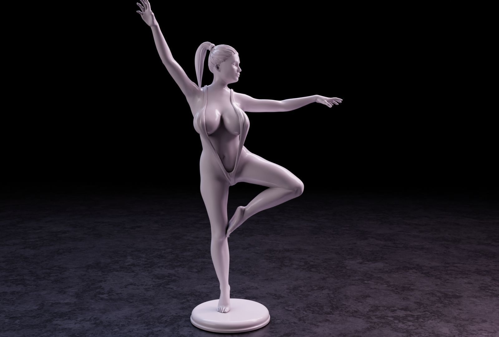 Sexy girl 142 3D print model_34