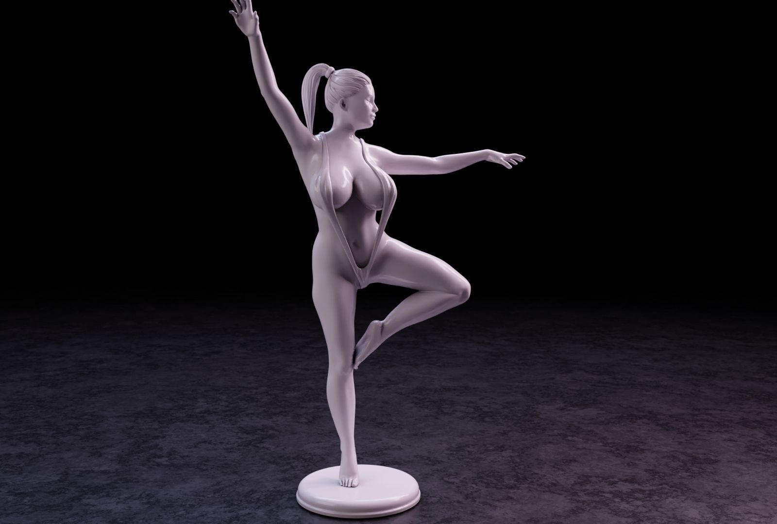 Sexy girl 142 3D print model_35