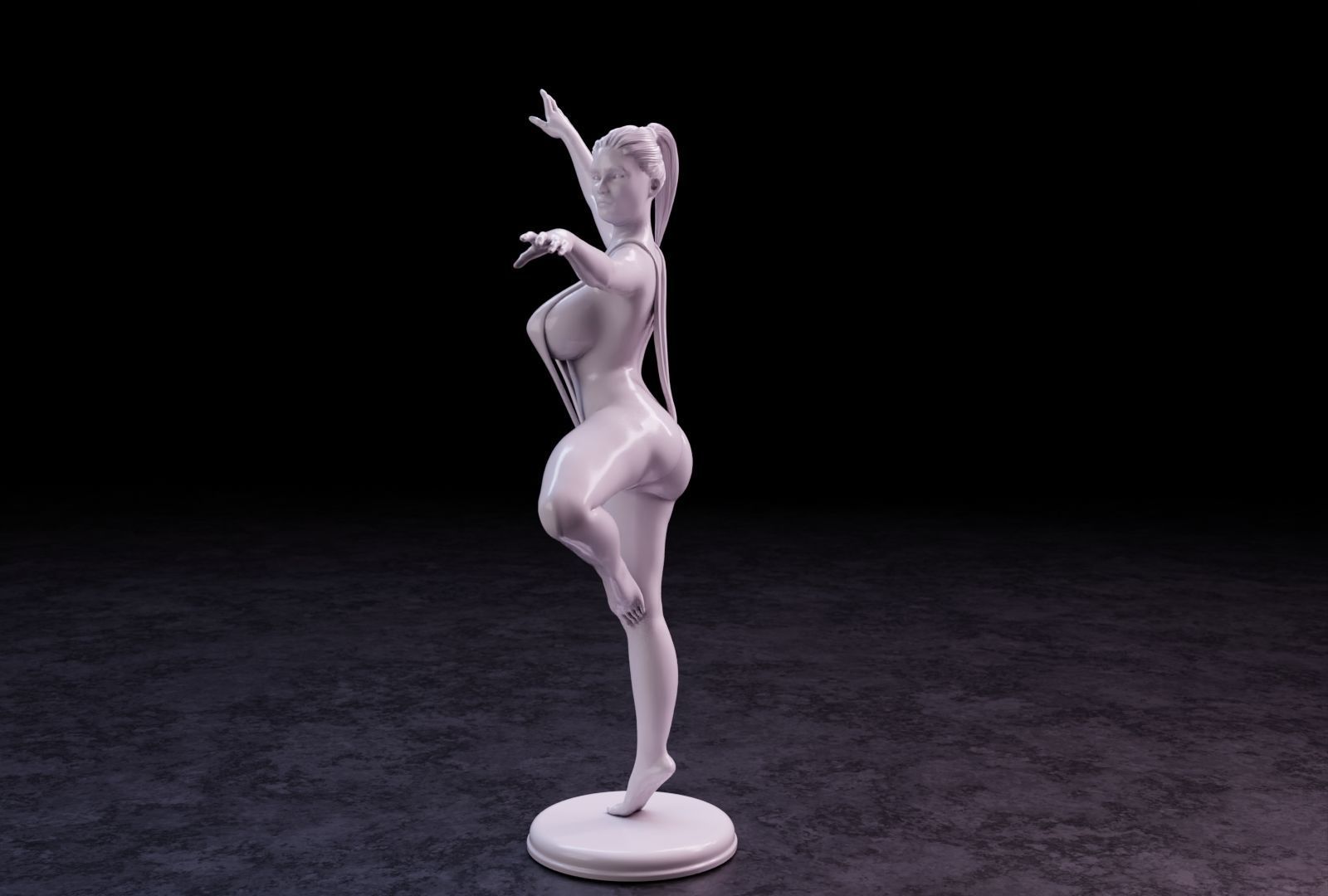 Sexy girl 142 3D print model_6