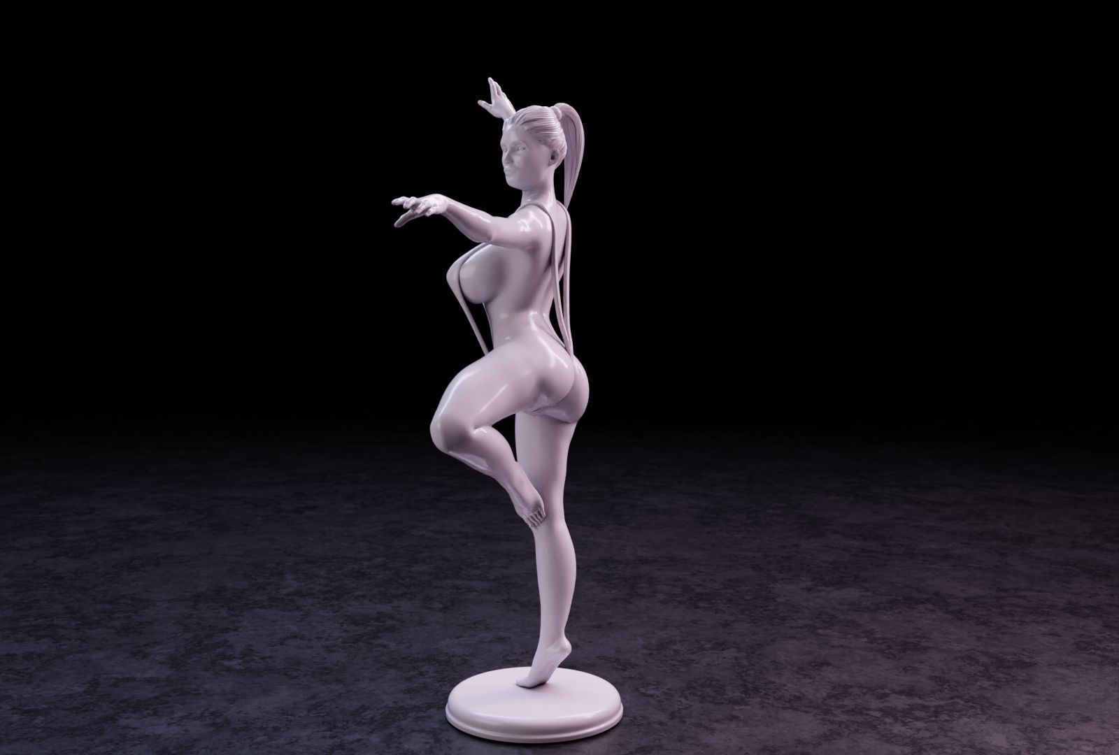 Sexy girl 142 3D print model_8